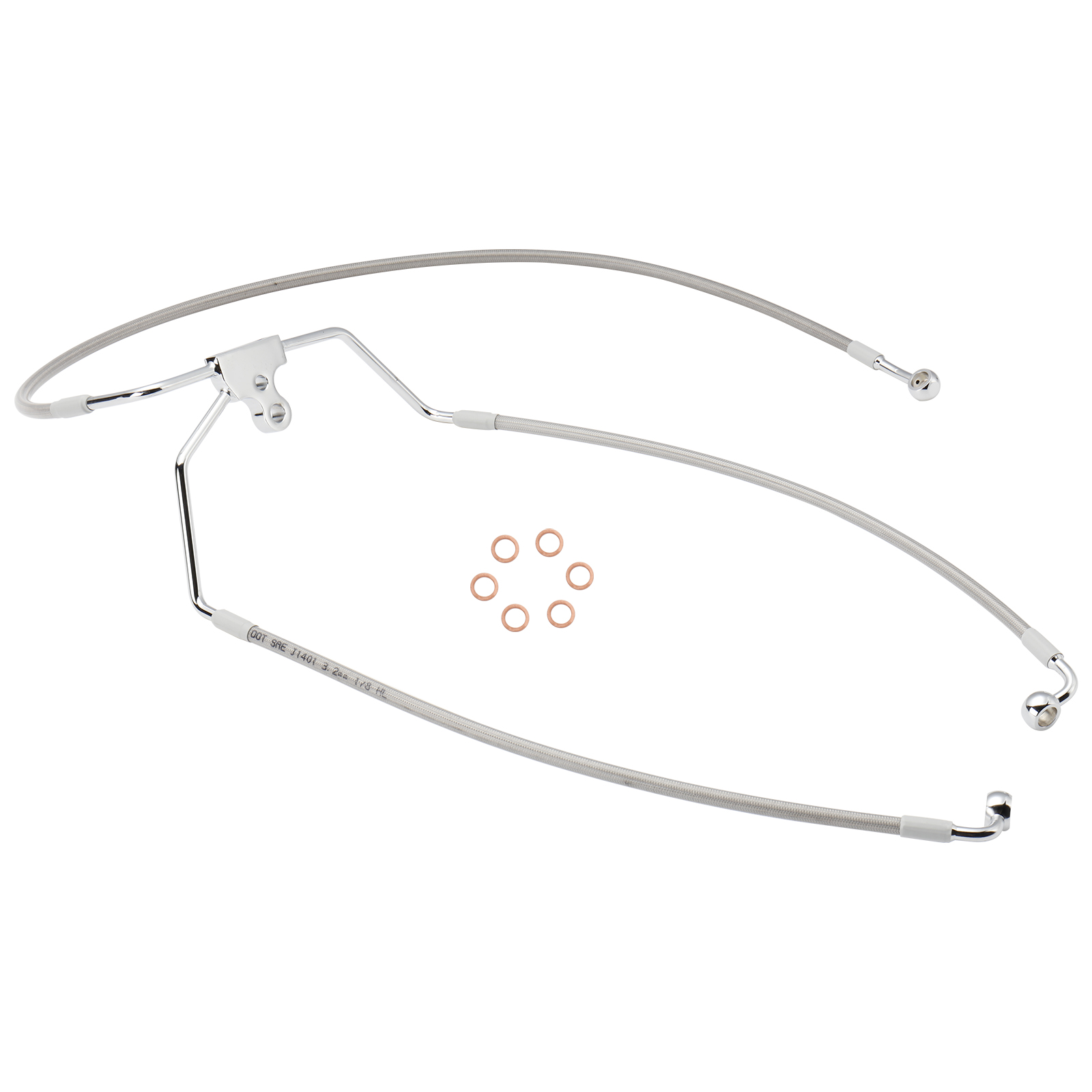 Motorcycle Brake Cable - 10-дюймовый тормозной шланг из нержавеющей стали